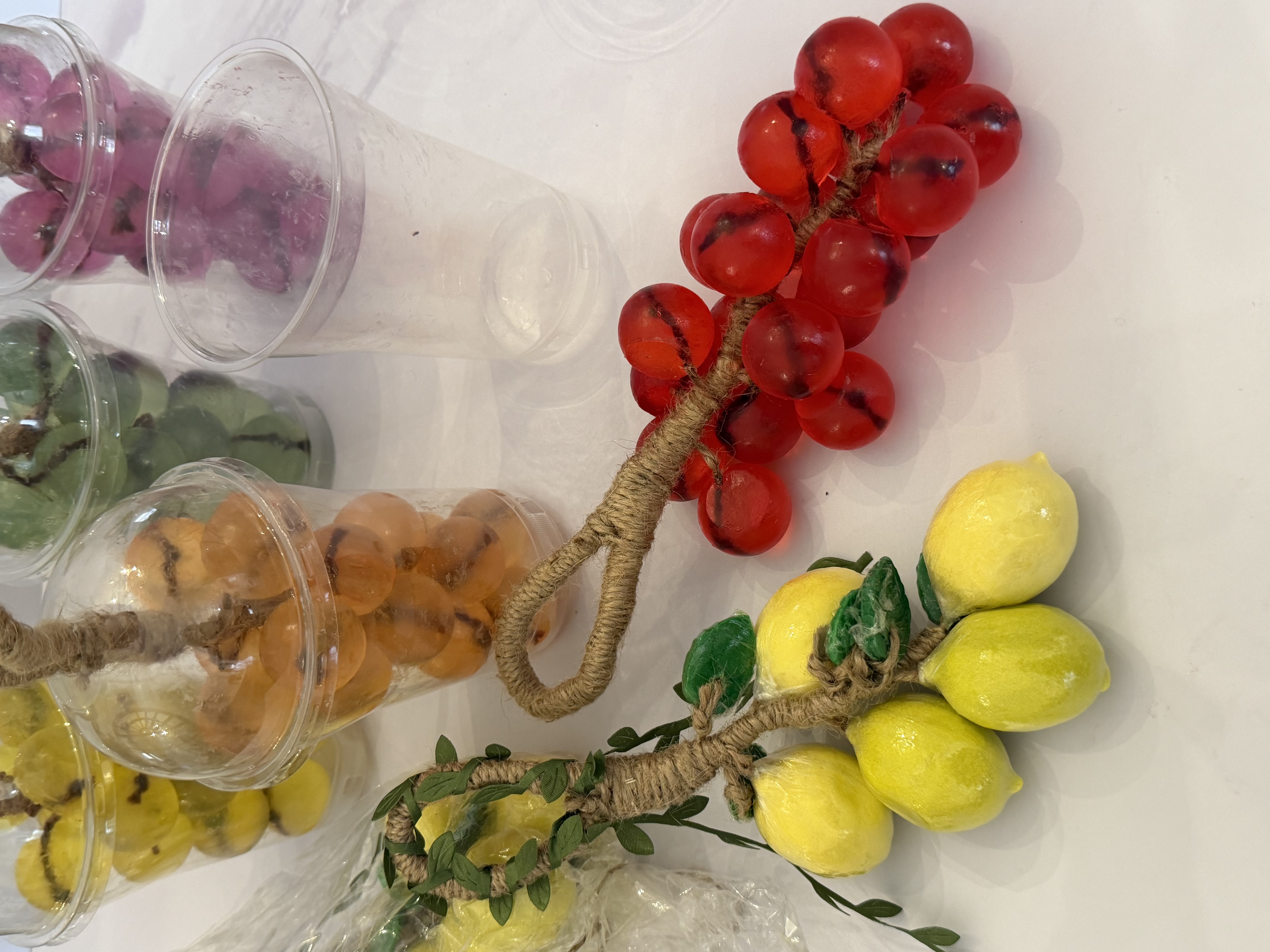 صابون خوشه ای طرح لیمو